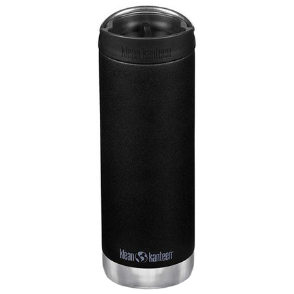 Klean Kanteen Bottle - TKWide Black Stainless Steel with Cafe Cap, 16oz | 1008313 ,