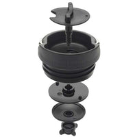 Klean Kanteen Bottle - TKWide Black Stainless Steel with Cafe Cap, 16oz | 1008313 ,