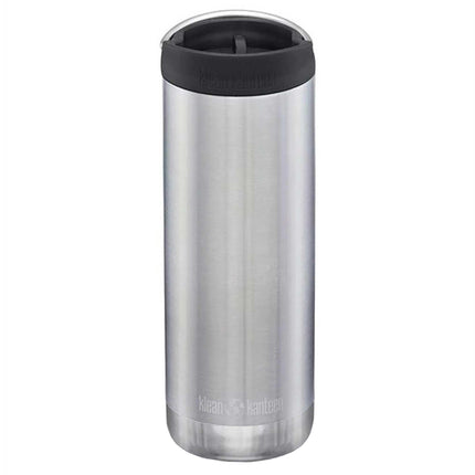 Klean Kanteen Bottle - TKWide Brushed Stainless Steel with Cafe Cap, 16oz | 1008312 ,