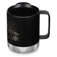 Klean Kanteen Camp Mug - Mountain Black Stainless Steel, 12 oz | 1009750 ,