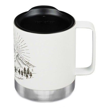 Klean Kanteen Camp Mug - Mountain Matte White Stainless Steel, 12 oz | 1009751 ,