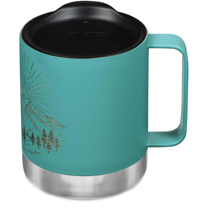 Klean Kanteen Camp Mug - Mountain Porcelain Green Stainless Steel, 12 oz | 1009749 ,