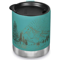 Klean Kanteen Camp Mug - Mountain Porcelain Green Stainless Steel, 12 oz | 1009749 ,
