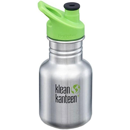 Klean Kanteen Kid's Bottle - Classic Brushed Stainless with Cap 3.0, 12oz | 1005708 ,