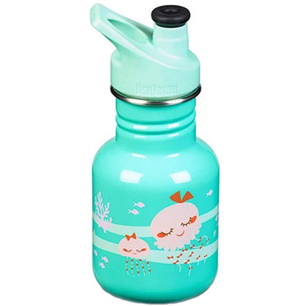 Klean Kanteen Kid's Bottle - Classic Jellyfish with Sport Cap 3.0, 12oz | 1005709 ,