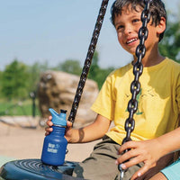 Klean Kanteen Kid's Bottle - Classic Surfs Up with Sport Cap 3.0, 12oz | 1005705 ,