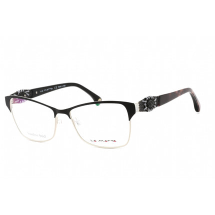La Matta Women's Eyeglasses - Black/Other Stainless Steel/Plastic | LMV3199 03-09 ,