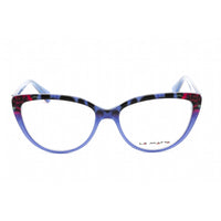 La Matta Women's Eyeglasses - Blue/Multicolor Plastic Cat Eye Frame | LMV3207 03-09 ,