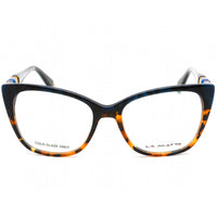 La Matta Women's Eyeglasses - Clear Demo Lens Cat Eye Plastic Frame | LMV3217 02-09 ,