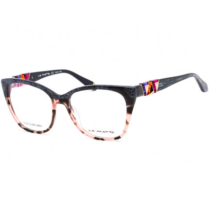 La Matta Women's Eyeglasses - Fixed Nose Pads Full Rim Multicolor | LMV3239 02-09 ,