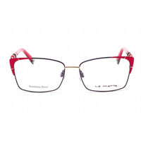 La Matta Women's Eyeglasses - Full Rim Rectangular Multicolor Metal Frame | LMV3286 C1 ,