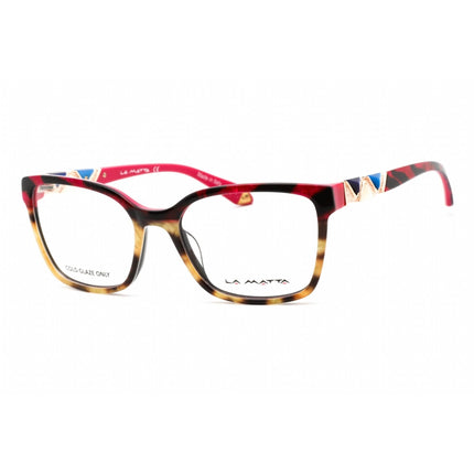 La Matta Women's Eyeglasses - Full Rim Rectangular Multicolor Plastic | LMV3272 C3 ,