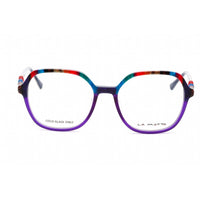 La Matta Women's Eyeglasses - Full Rim Square Violet/Multicolor Frame | LMV3309 C1 ,