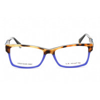 La Matta Women's Eyeglasses - Havana/Other Plastic Rectangular Frame | LMV3219 02-09 ,