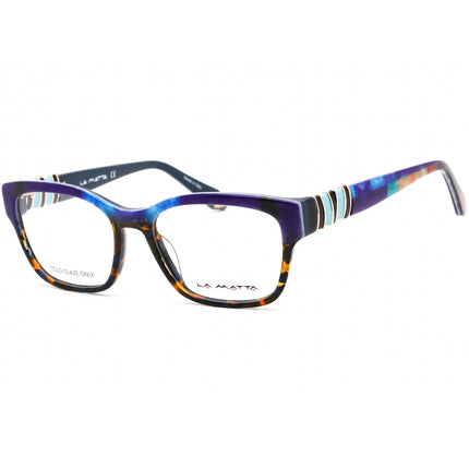 La Matta Women's Eyeglasses - Multicolor Rectangular Shaped Frame | LMV3244 02-09 ,