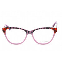 La Matta Women's Eyeglasses - Purple/Multi Plastic Cat Eye Shape Frame | LMV3208 03-09 ,