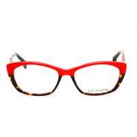 La Matta Women's Eyeglasses - Red/Havana Plastic Cat Eye Shape Frame | LMV3156 02-09 ,