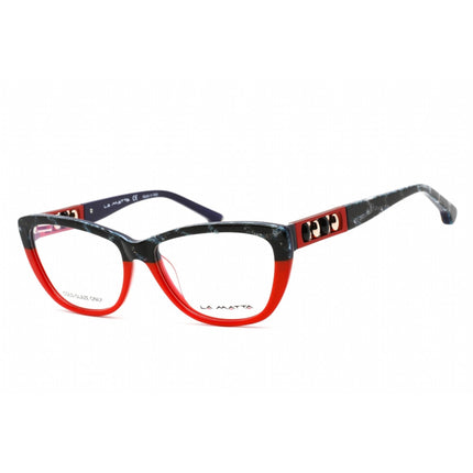 La Matta Women's Eyeglasses - Red/Other Plastic Cat Eye Shape Frame | LMV3189 04-09 ,