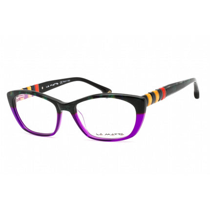 La Matta Women's Eyeglasses - Violet/Other Plastic Cat Eye Shape Frame | LMV3156 01-09 ,