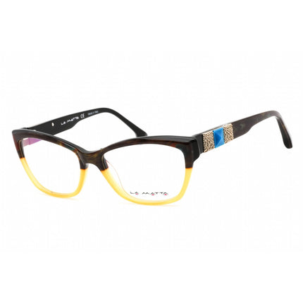 La Matta Women's Eyeglasses - Yellow/Other Plastic Cat Eye Shape Frame | LMV3154 01-09 ,