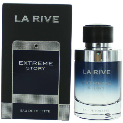 La Rive Men's Eau De Toilette - Extreme Story Fresh Spicy Fragrance Notes, 2.5 oz ,