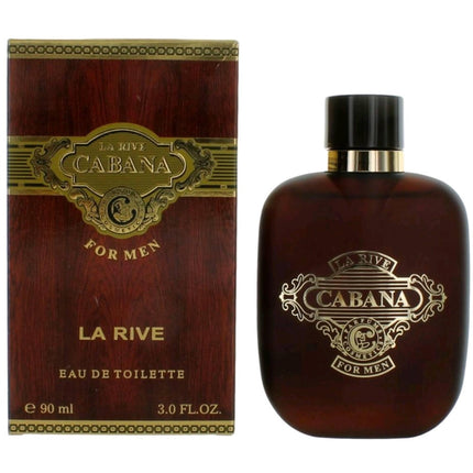 La Rive Men's Eau de Toilette Spray - Cabana Cinnamon and Cardamom Top Notes, 3 oz ,