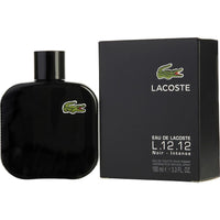 Lacoste L.12.12 Black Noir Intense by Lacoste, 3.3 oz Eau De Toilette Spray for Men ,