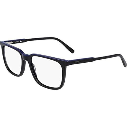 Lacoste Men's Eyeglasses - Black Blue Full Rim Frame Demo Lens | LACOSTE L2861 002 ,