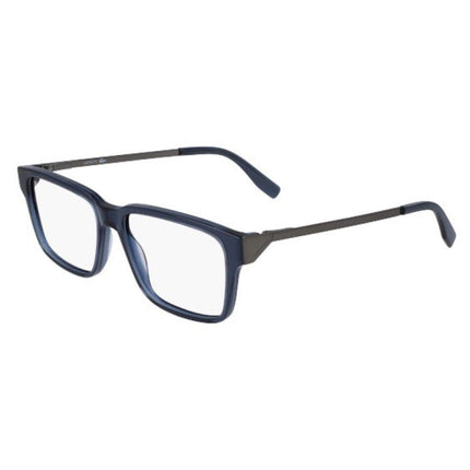 Lacoste Men's Eyeglasses - Blue Plastic Square Frame Demo Lens | LACOSTE L2867 424 ,