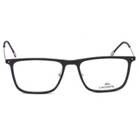 Lacoste Men's Eyeglasses - Clear Demo Lens Black Acetate Square Frame | L2829 001 ,