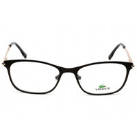 Lacoste Men's Eyeglasses - Clear Demo Lens Black/Crystal Rectangular | L2276 001 ,