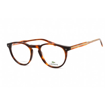 Lacoste Men's Eyeglasses - Clear Demo Lens Blonde Havana Plastic Frame | L2601ND 218 ,