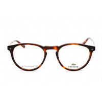 Lacoste Men's Eyeglasses - Clear Demo Lens Blonde Havana Plastic Frame | L2601ND 218 ,