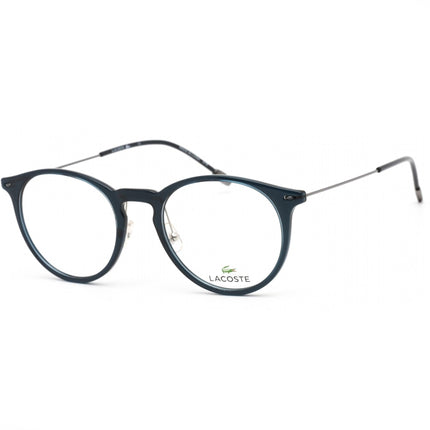 Lacoste Men's Eyeglasses - Clear Demo Lens Blue Acetate Full Rim Frame | L2846 424 ,