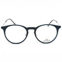 Lacoste Men's Eyeglasses - Clear Demo Lens Blue Acetate Full Rim Frame | L2846 424 ,