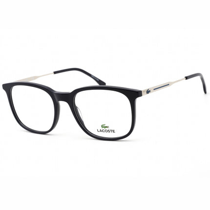 Lacoste Men's Eyeglasses - Clear Demo Lens Blue Square Full Rim Frame | L2880 424 ,