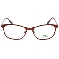 Lacoste Men's Eyeglasses - Clear Demo Lens Burgundy/Rose Metal Frame | L2276 604 ,