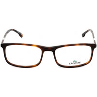 Lacoste Men's Eyeglasses - Clear Demo Lens Havana Rectangular Frame | L2808 214 ,
