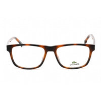 Lacoste Men's Eyeglasses - Clear Demo Lens Havana Rectangular Shape Frame | L2887 230 ,