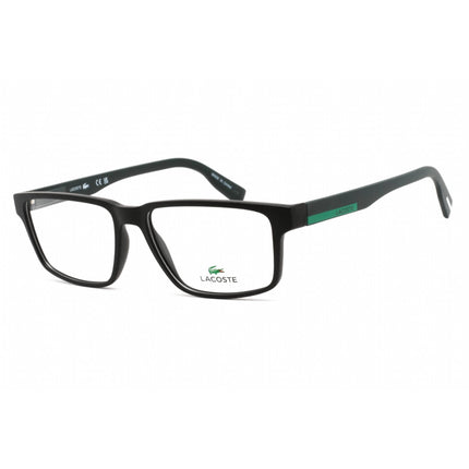 Lacoste Men's Eyeglasses - Clear Demo Lens Matte Black Full Rim Frame | L2897 002 ,