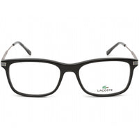 Lacoste Men's Eyeglasses - Clear Lens Black and Silver Rectangular Frame | L2888 001 ,