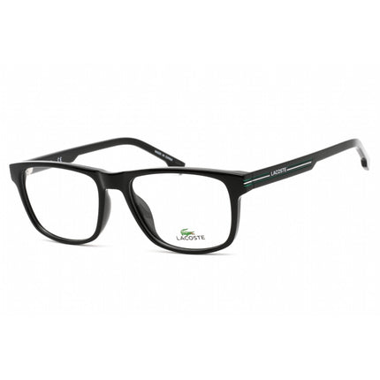 Lacoste Men's Eyeglasses - Clear Lens Black Plastic Rectangular Frame | L2887 001 ,