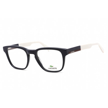 Lacoste Men's Eyeglasses - Clear Lens Blue Navy Plastic Square Frame | L2909 410 ,