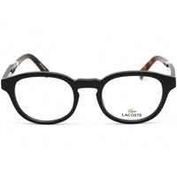 Lacoste Men's Eyeglasses - Clear Lens Full Rim Black Oval Shaped Frame | L2891 001 ,
