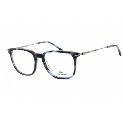 Lacoste Men's Eyeglasses - Clear Lens Havana Blue/Silver Square Frame | L2603ND 215 ,