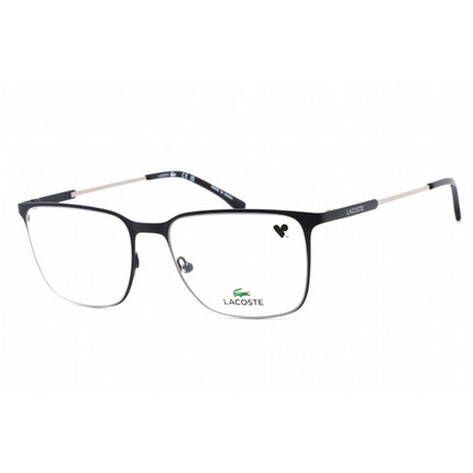 Lacoste Men's Eyeglasses - Clear Lens Matte Blue Metal Full Rim Frame | L2287 410 ,