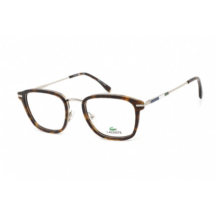 Lacoste Men's Eyeglasses - Clear Lens Silver/Havana Square Shape Frame | L2604ND 040 ,