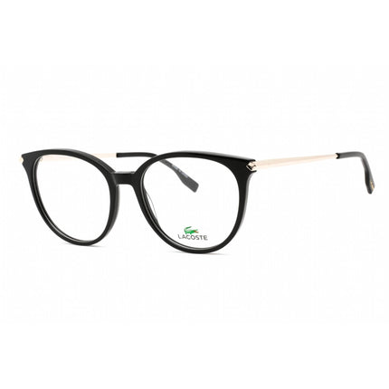 Lacoste Men's Eyeglasses - Full Rim Clear Lens Black Plastic Oval Frame | L2878 001 ,