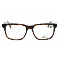 Lacoste Men's Eyeglasses - Full Rim Dark Havana Plastic Rectangular Frame | L2908 230 ,
