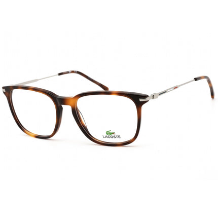 Lacoste Men's Eyeglasses - Full Rim Havana and Silver Plastic Frame | L2603ND 214 ,